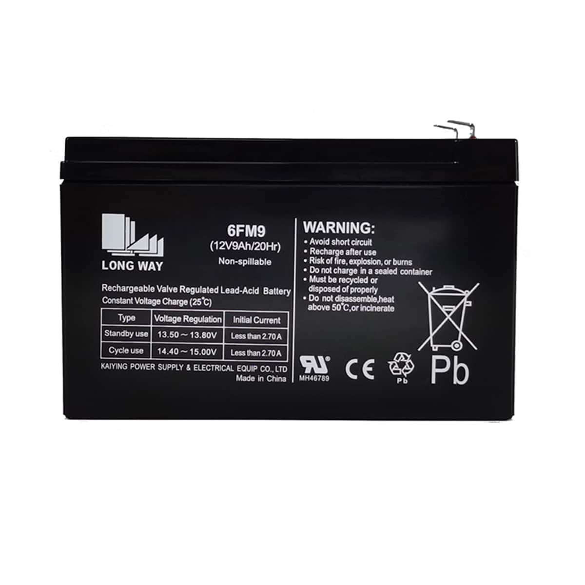 картинка Аккумулятор Long Way 12V9Ah/20Hr - LW-6FM9 