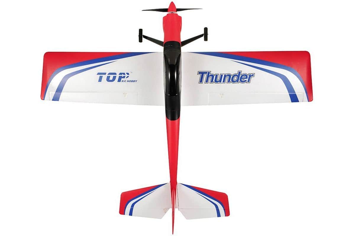картинка Радиоуправляемый самолет Top RC THUNDER PRO красный 1380 мм 2.4G RTF - TOP087C 