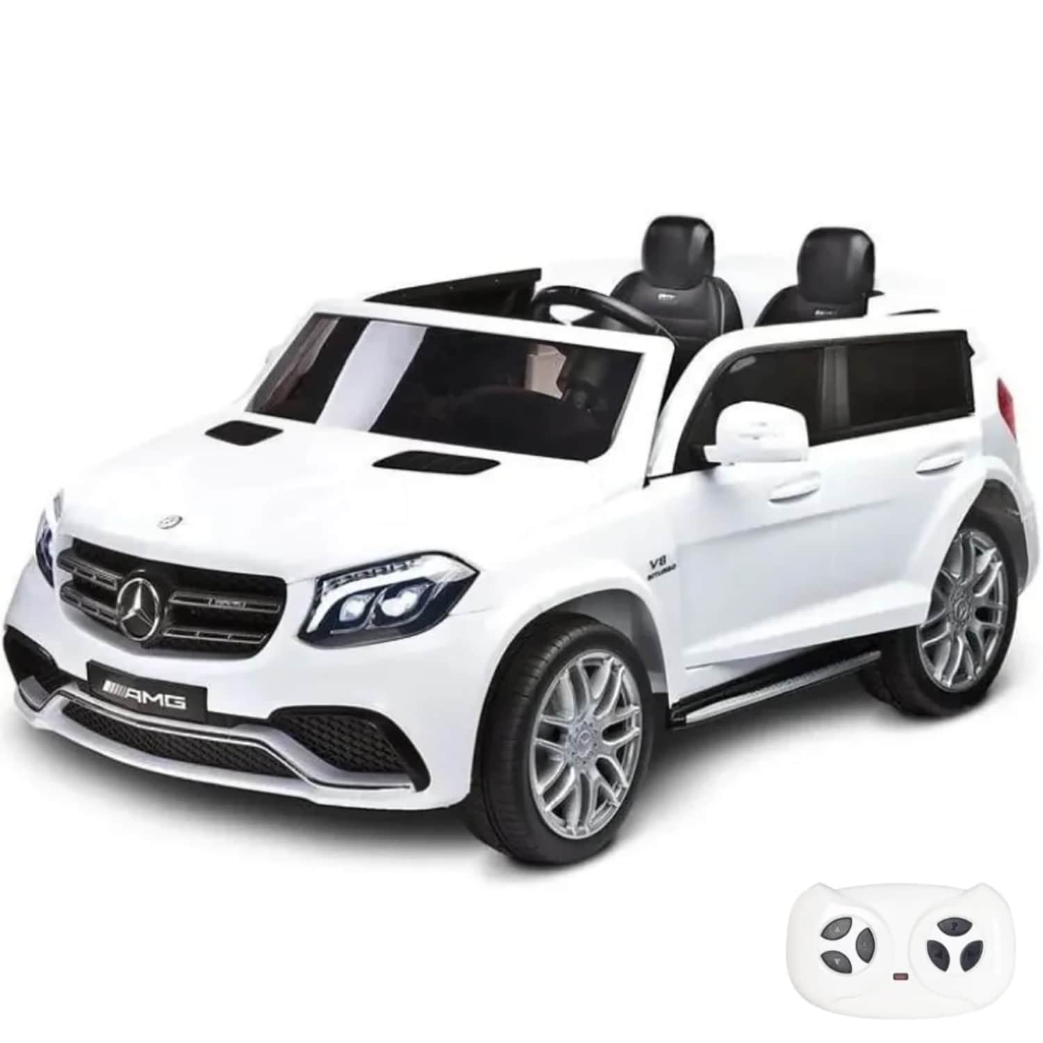 картинка Электромобиль Mercedes Benz GLS63 (белый, 4WD, 12V) - HL228 