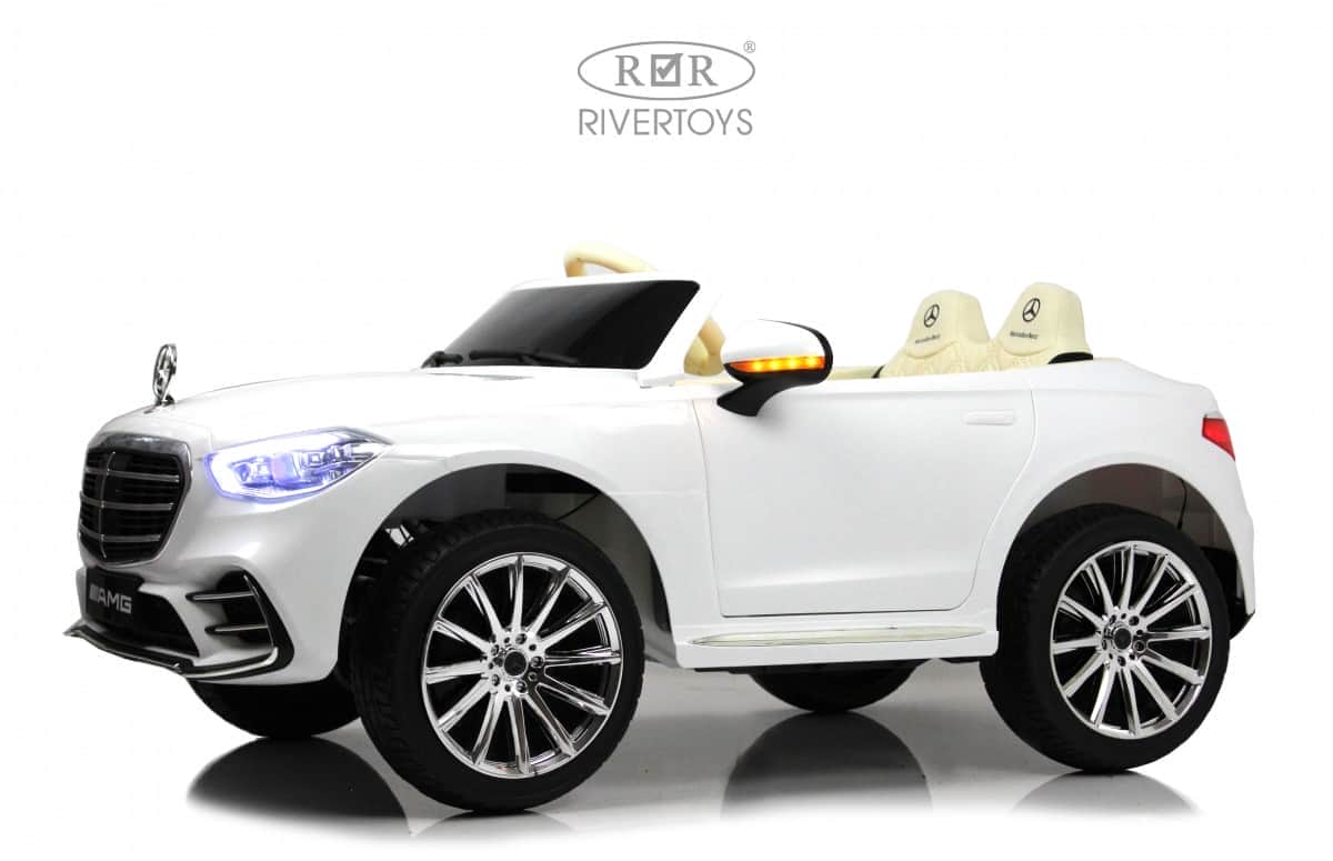 картинка Детский электромобиль М333БХ 4WD белый 