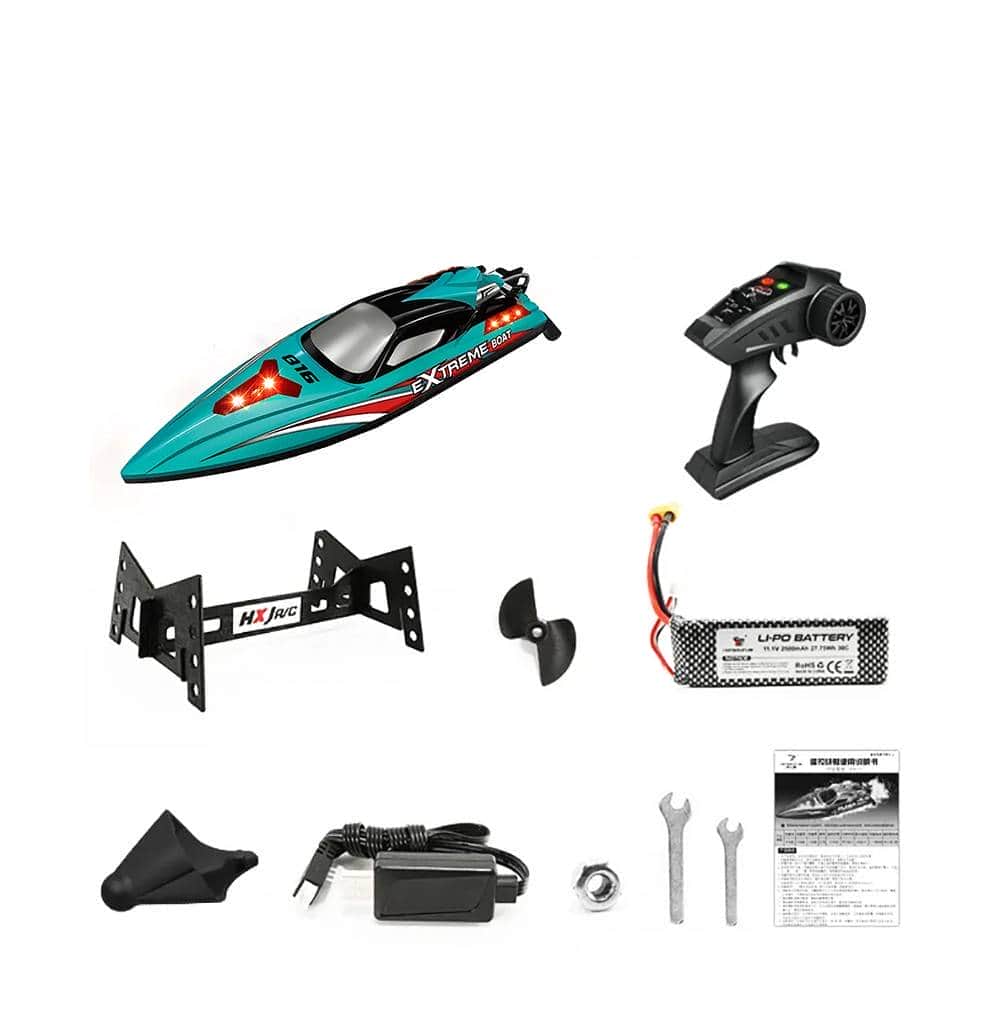 картинка Радиоуправляемый катер Blue Extreme (48 см, 55 км/ч, Brushless) - HJ816PRO-BLUE-BAG 