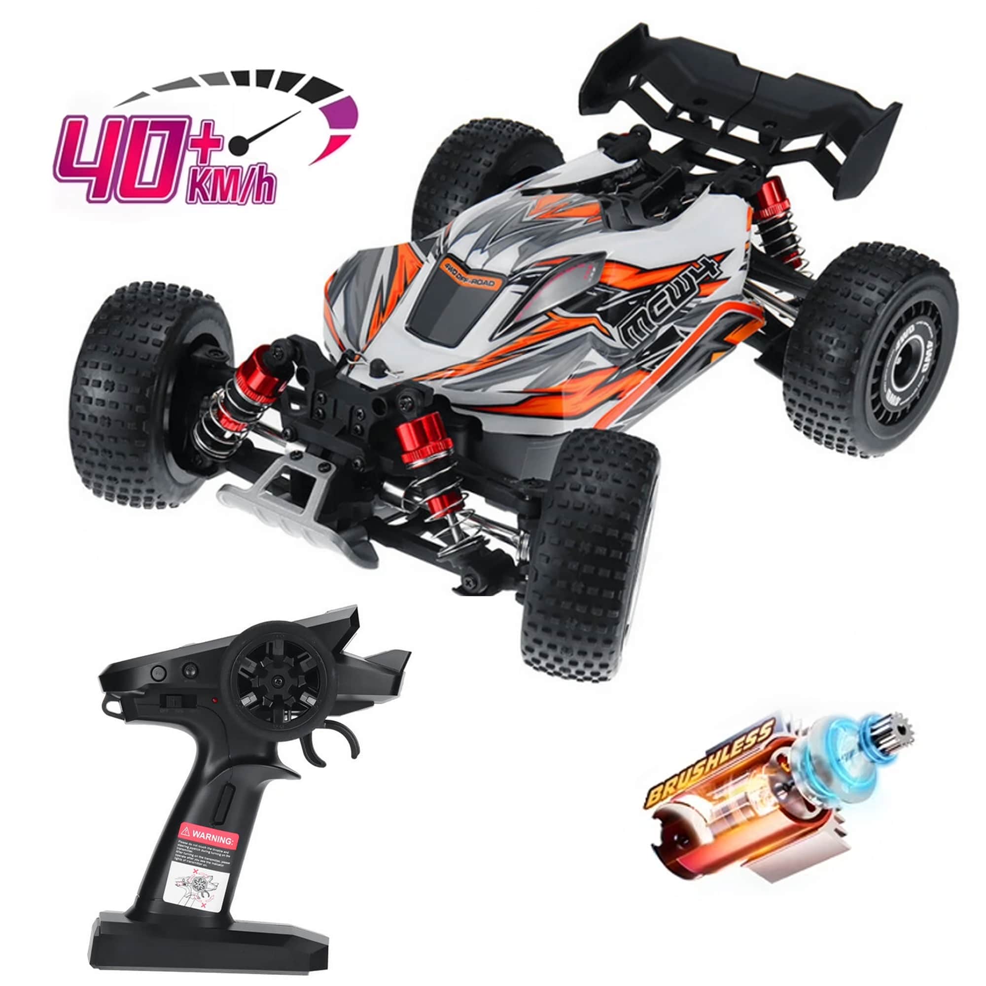 картинка Радиоуправляемая багги MJX Hyper Go 4WD Brushless MEW4 Buggy 1:16 - MJX-M162 