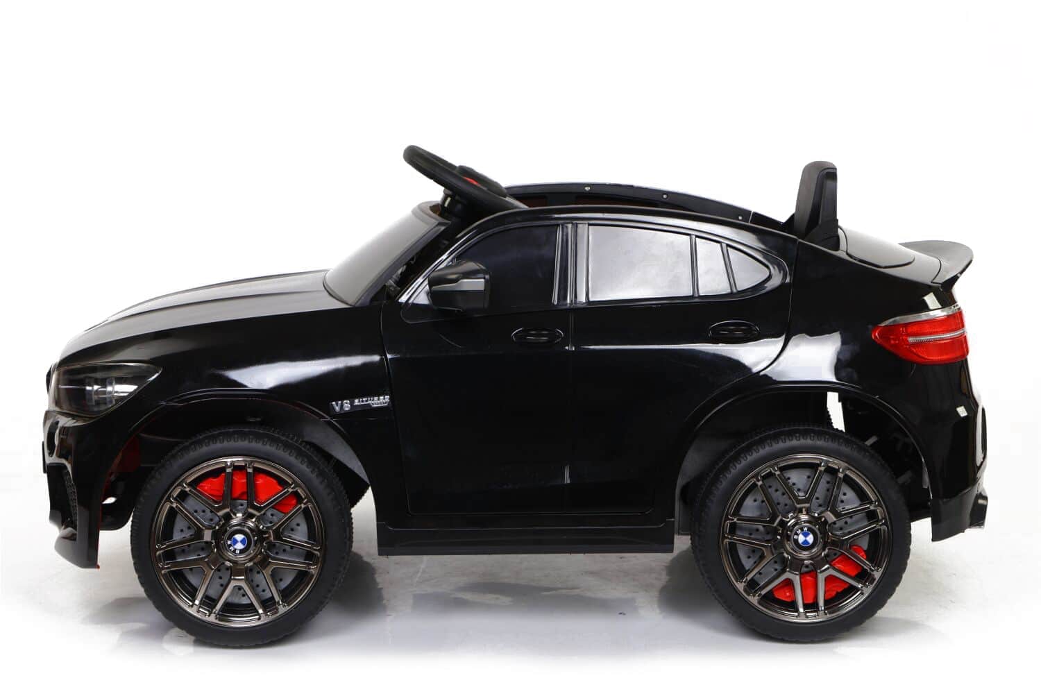 картинка Электромобиль BMW X6M 12V (полный привод, EVA) - FT-968-BLACK-PAINT 