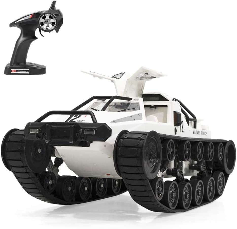 картинка Радиоуправляемый гусеничный белый вездеход 1:12 2.4G - G2061-WHITE 