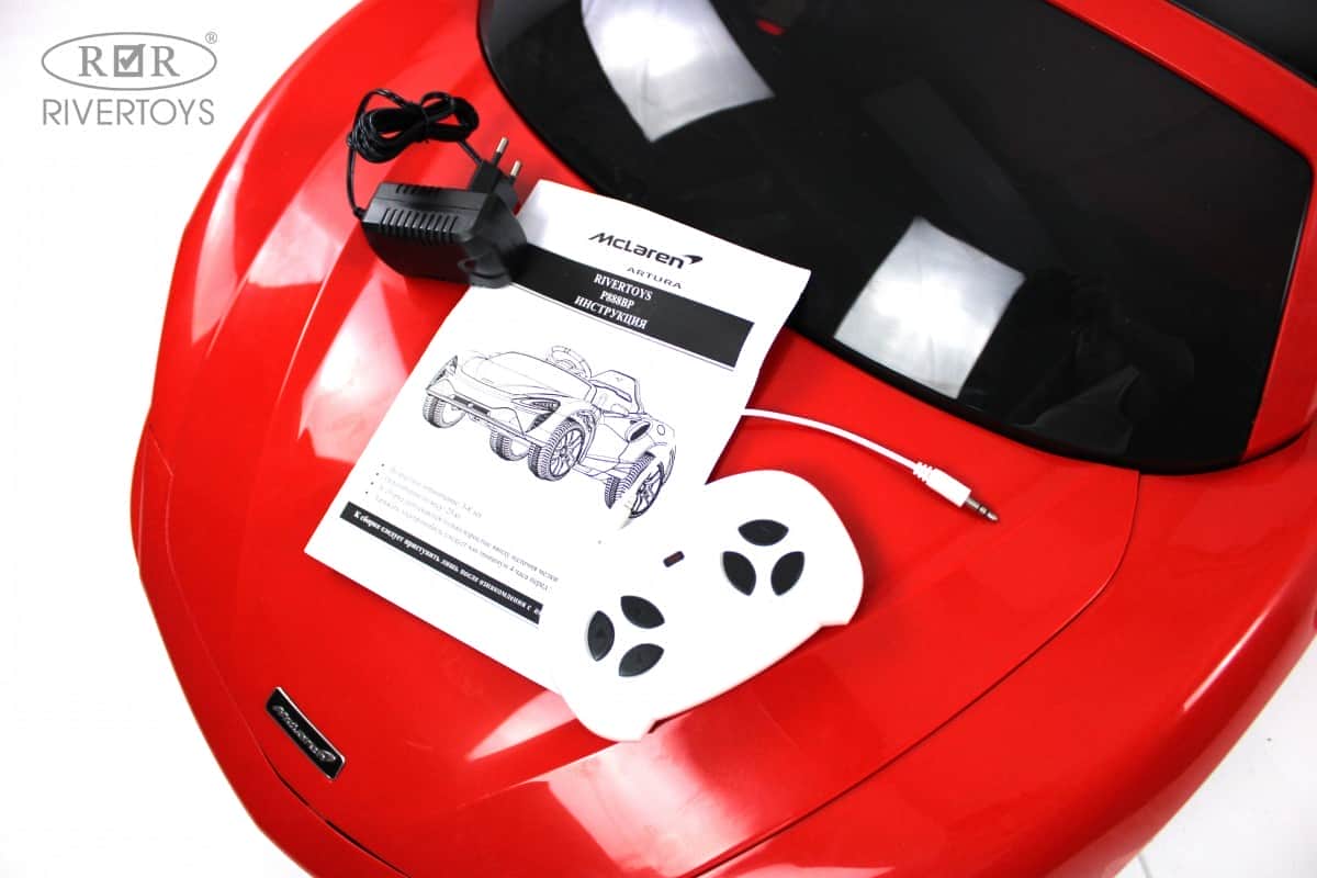 картинка Детский электромобиль McLaren Artura (P888BP) красный 