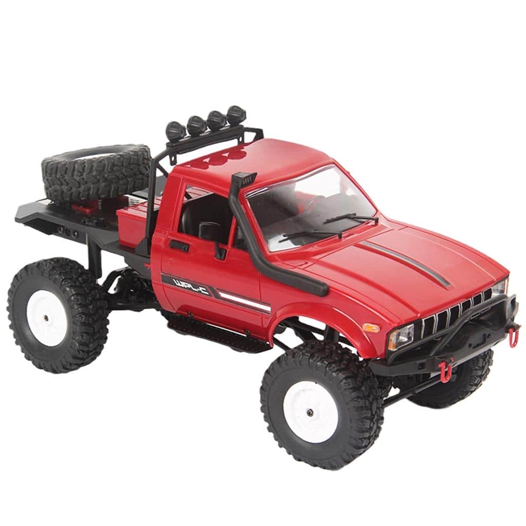 картинка Радиоуправляемая машина WPL пикап Hilux (красный) 4WD 2.4G 1:16 RTR - WPLC-14R-RED 