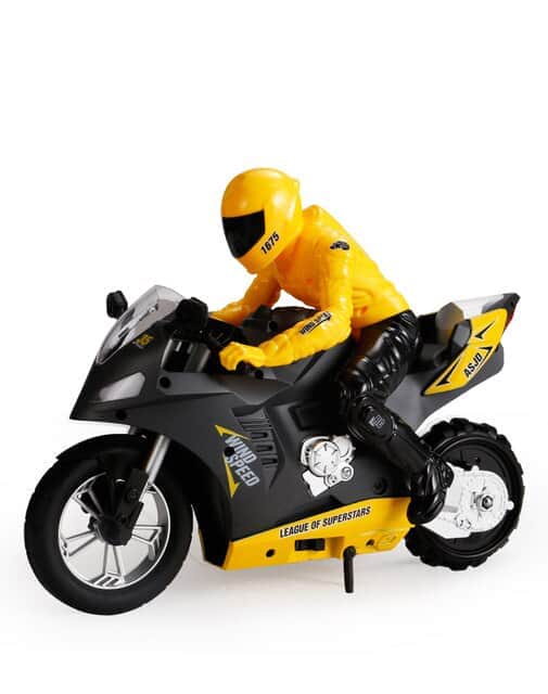 картинка Радиоуправляемый мотоцикл (дрифт, GYRO, 1:6) 2.4G - HC-801-YELLOW 