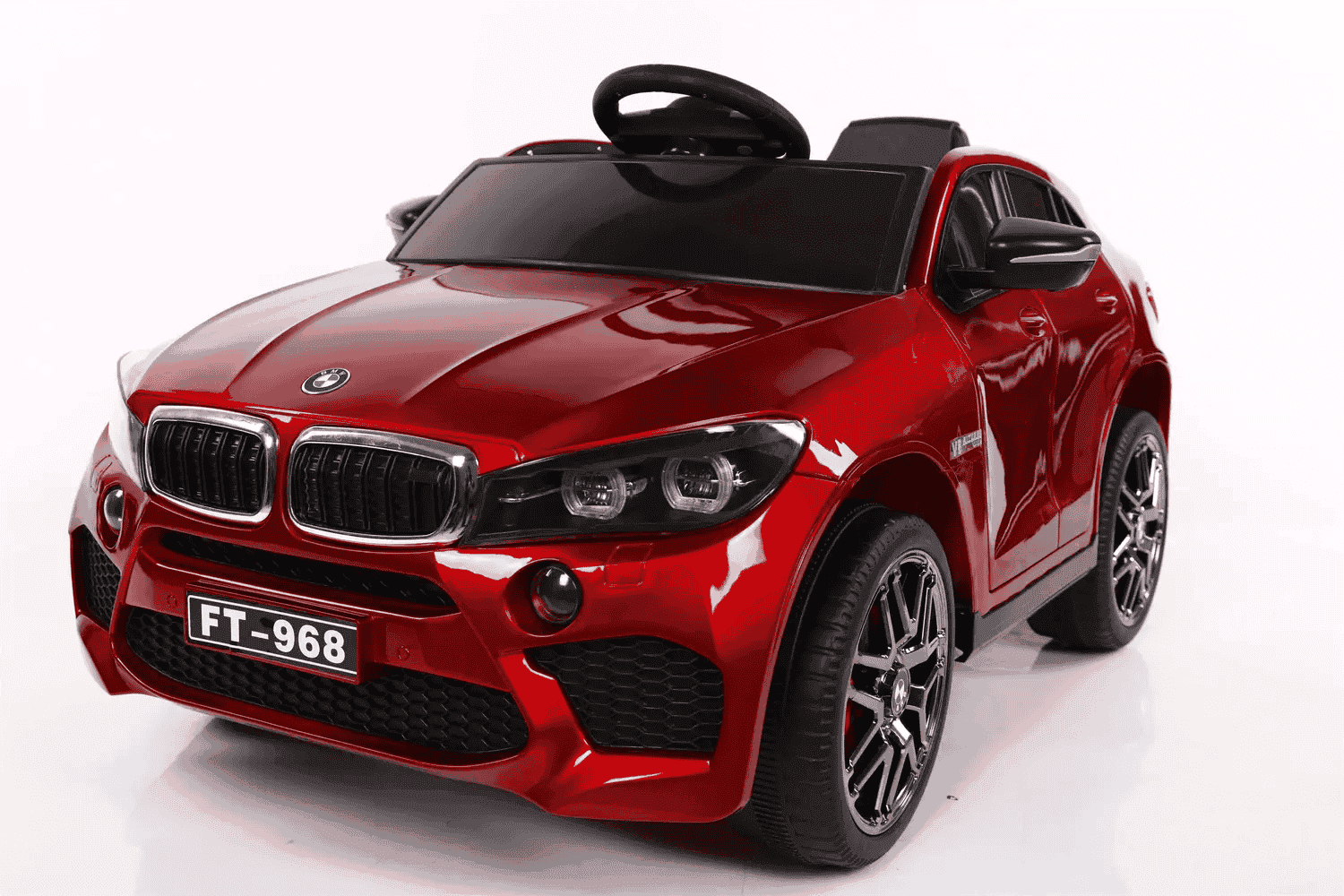 картинка Электромобиль BMW X6M 12V (полный привод, EVA) - FT-968-RED-PAINT 