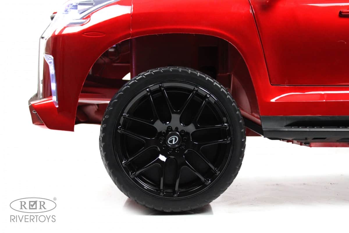 картинка Детский электромобиль Lexus 570 (E555EE) красный глянец 