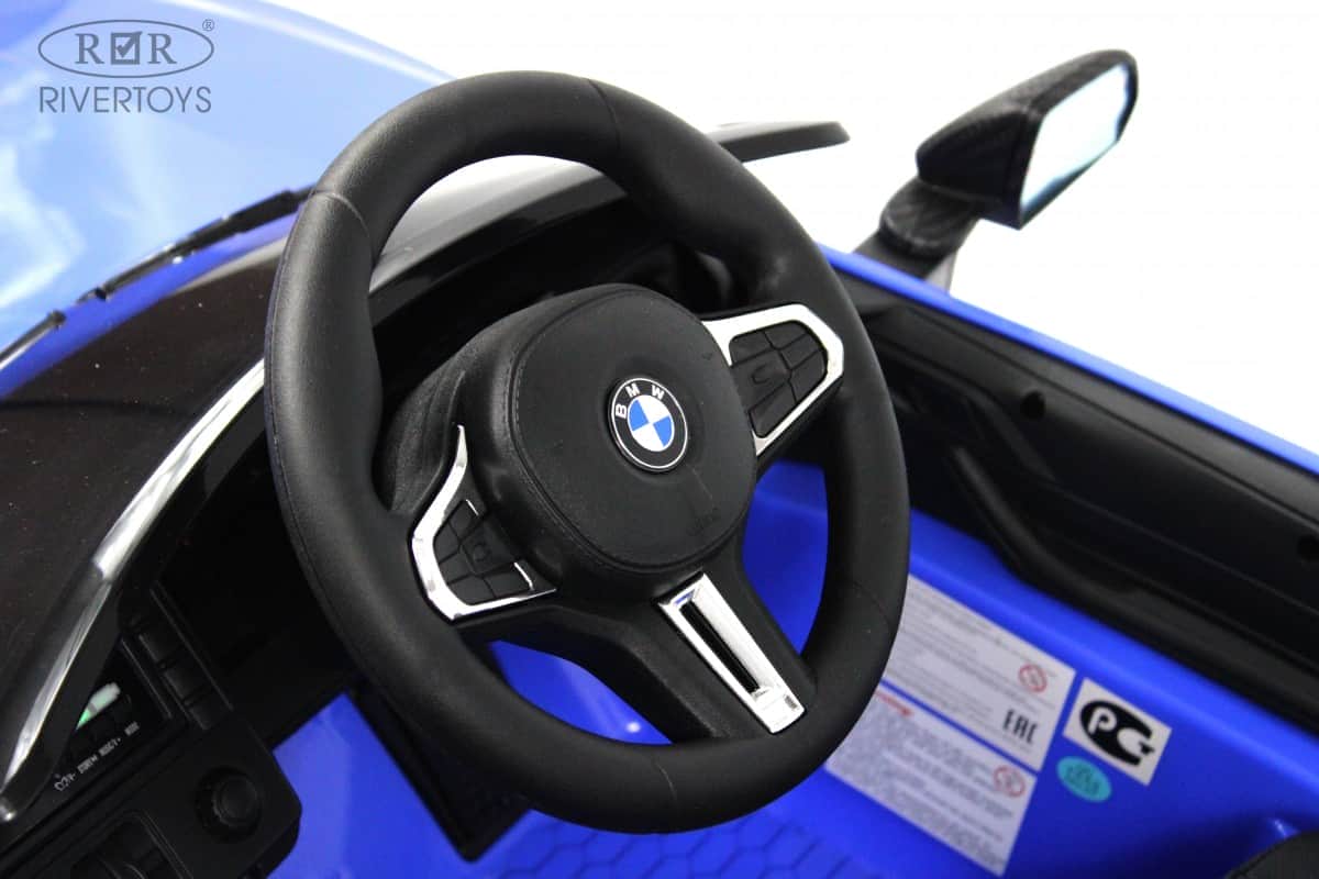картинка Детский электромобиль BMW M4 (A004AA) синий 