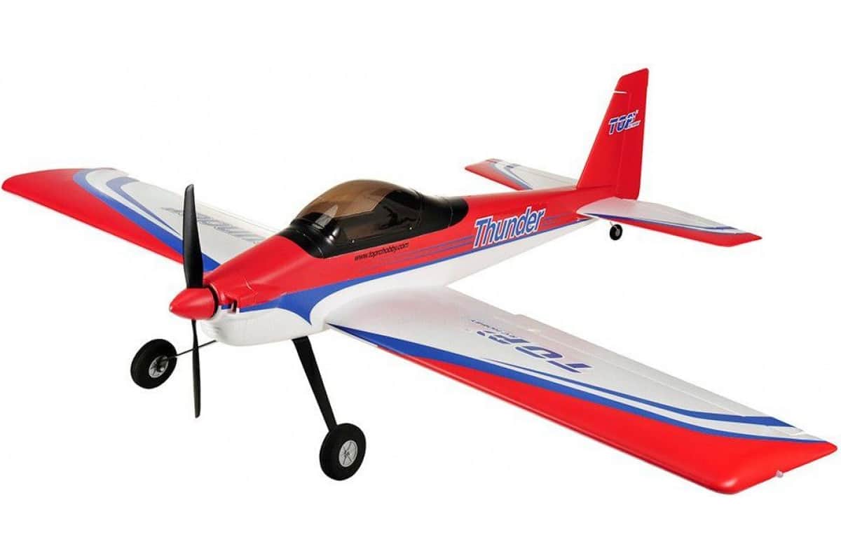 картинка Радиоуправляемый самолет Top RC THUNDER PRO красный 1380 мм 2.4G RTF - TOP087C 