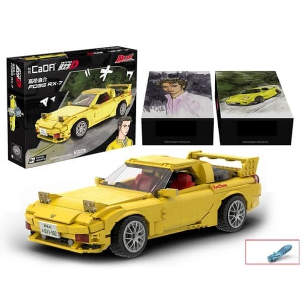 картинка Конструктор CADA Mazda RX-7 FD3S, 1655 деталей - C61023W 