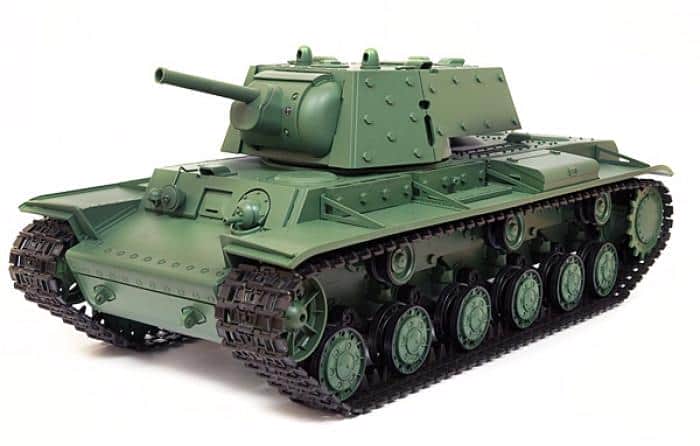 картинка Радиоуправляемый танк Heng Long Russia КВ-1 1:16 (ИК+Пневмо) 2.4G - 3878-1 V6.0 