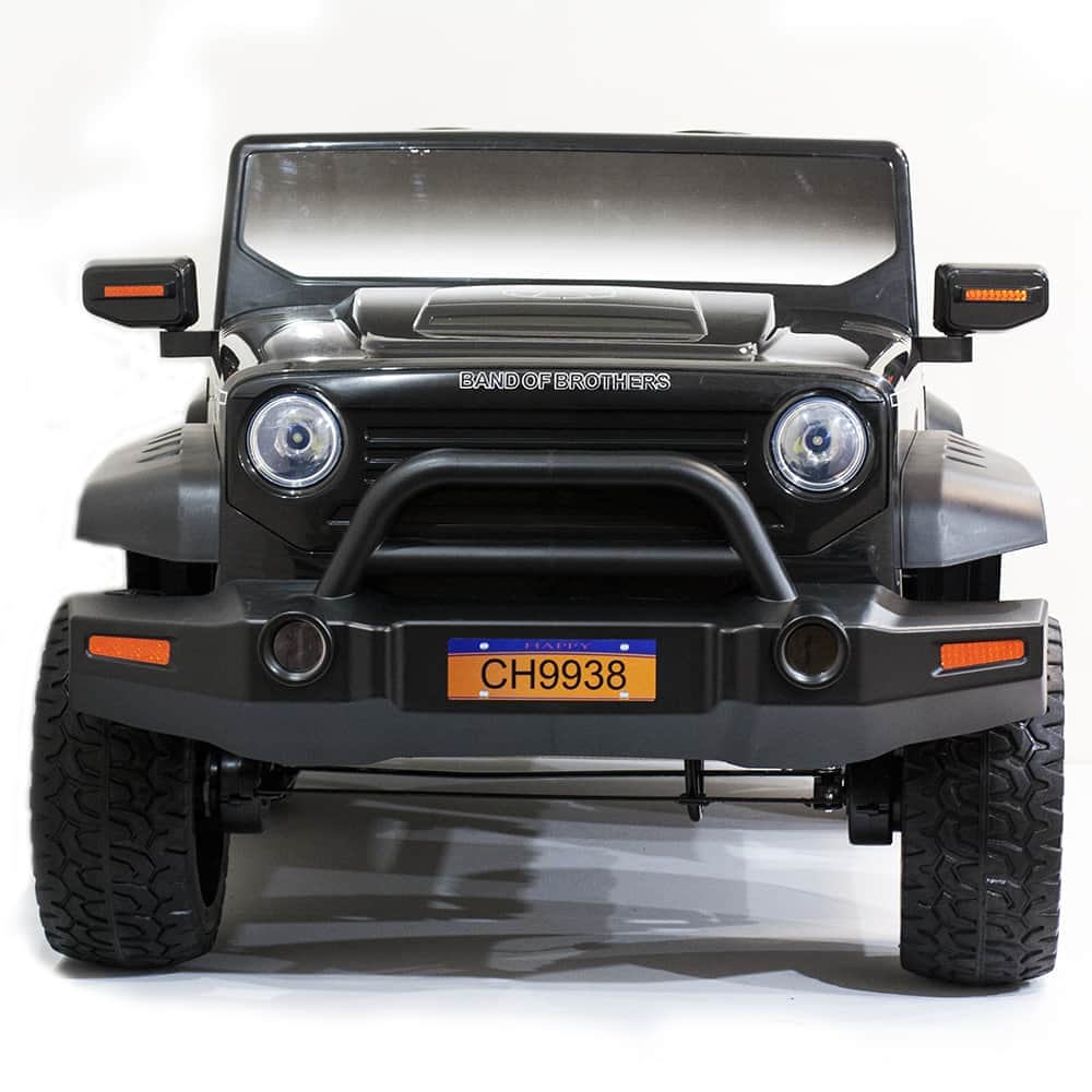 картинка Детский электромобиль Jeep Hunter Black с полным приводом - CH9938 