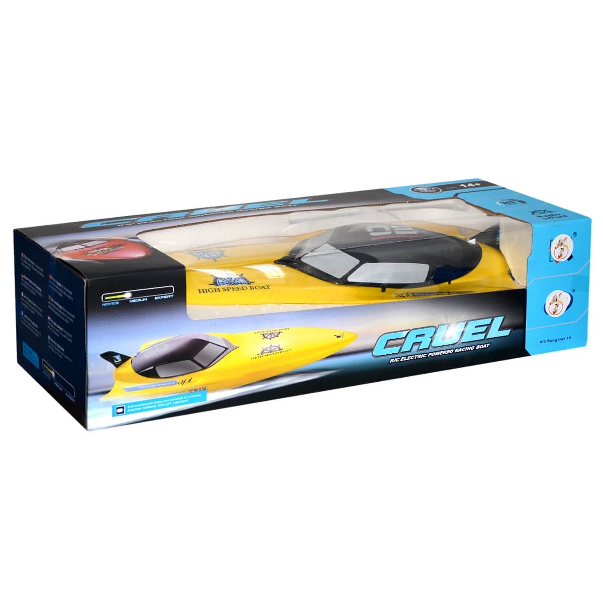 картинка Радиоуправляемый катер Create Toys Yellow Cruel (74 см, 15 км/ч) - CT-2062K-YELLOW 