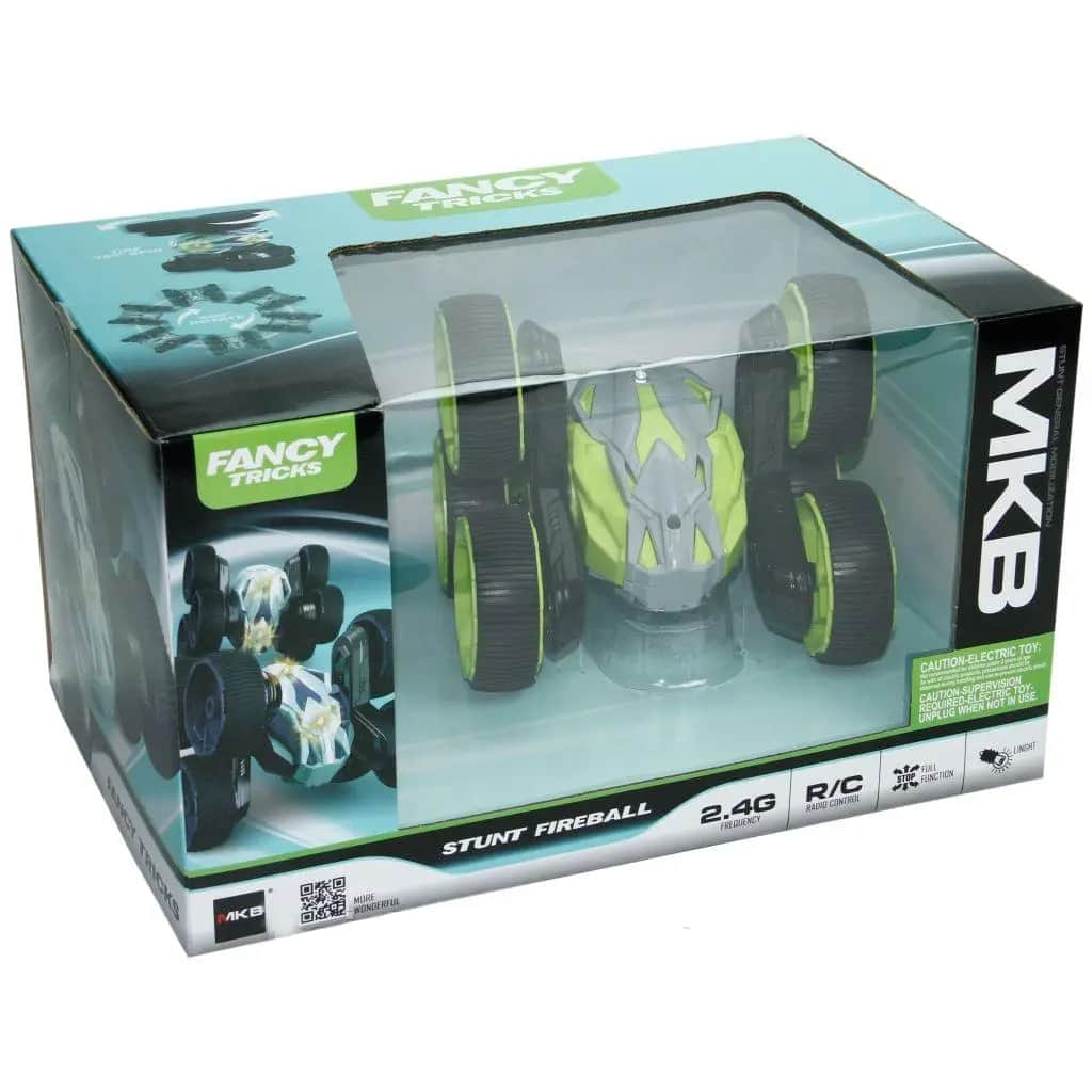 картинка Радиоуправляемая зеленая машина перевертыш Mekbao Fancy Tricks 2.4G - 5588-634-GREEN 
