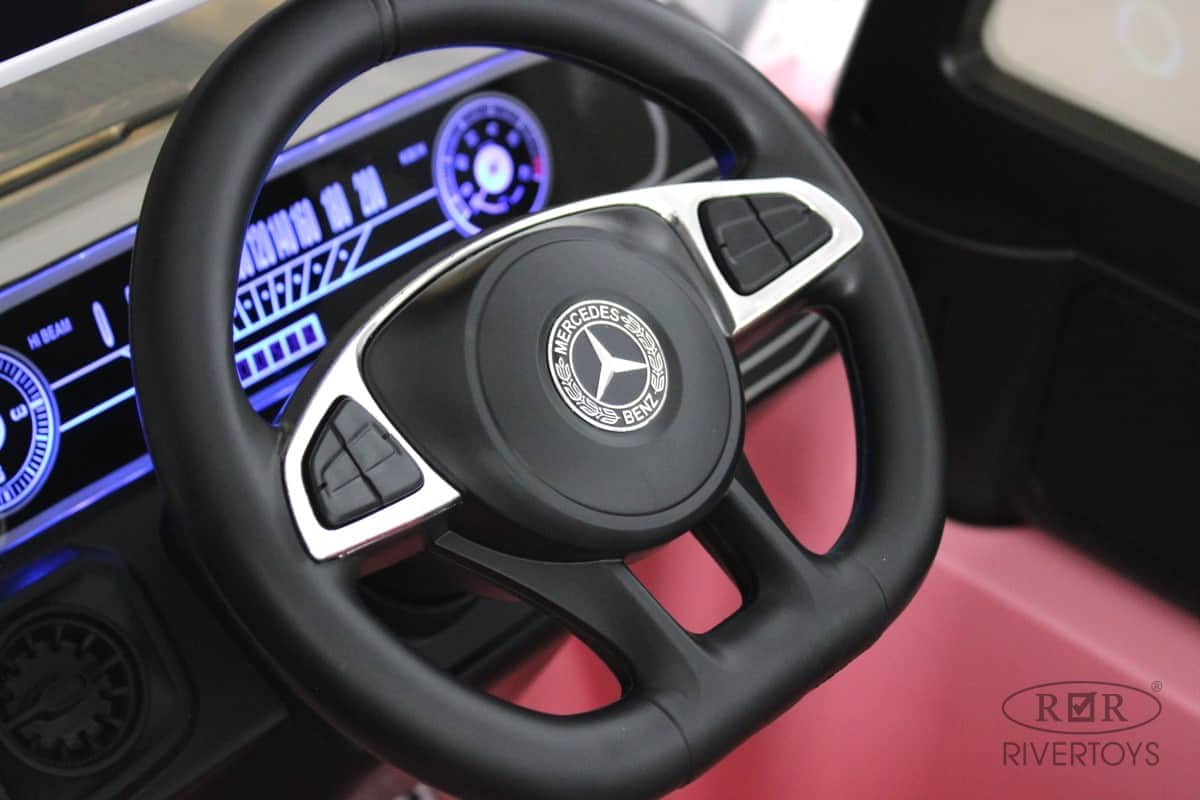 картинка Детский электромобиль Mercedes-Benz EQG (E222EE) розовый 