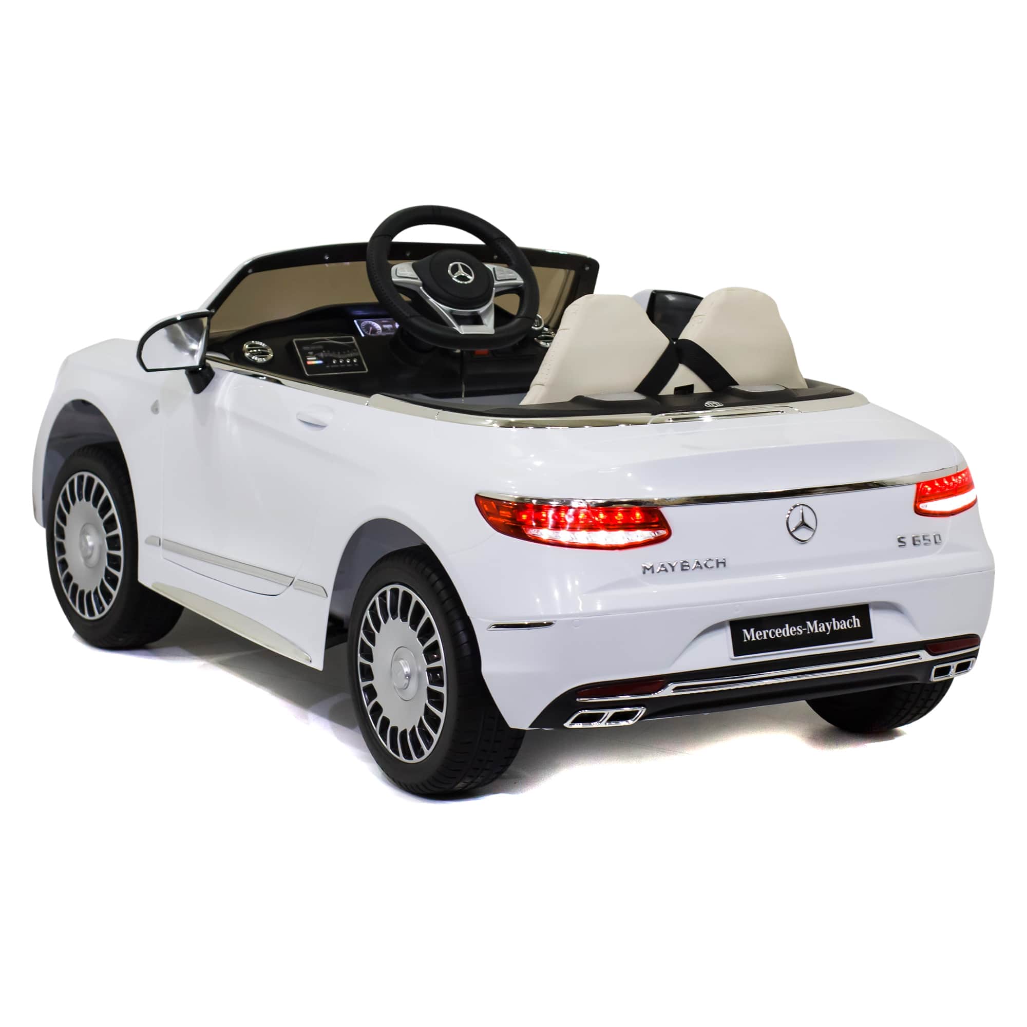 картинка Детский электромобиль Mercedes-Maybach S650 Cabriolet - ZB188-WHITE 