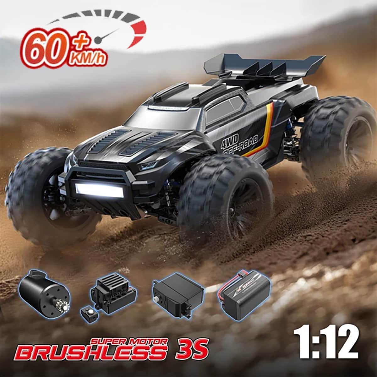 картинка Радиоуправляемый внедрожник Hyper Go 1:12 - MJX-12212 