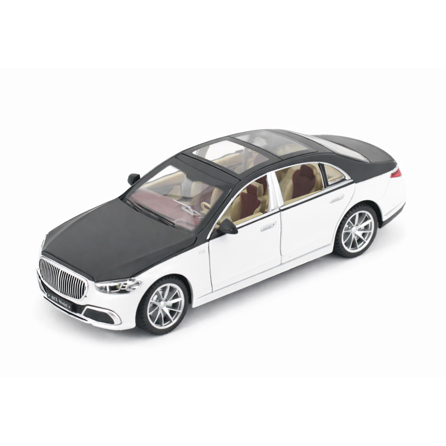 картинка Радиоуправляемая металлическая машина Mercedes S600 1:22 - HCL-3813-WHITE 