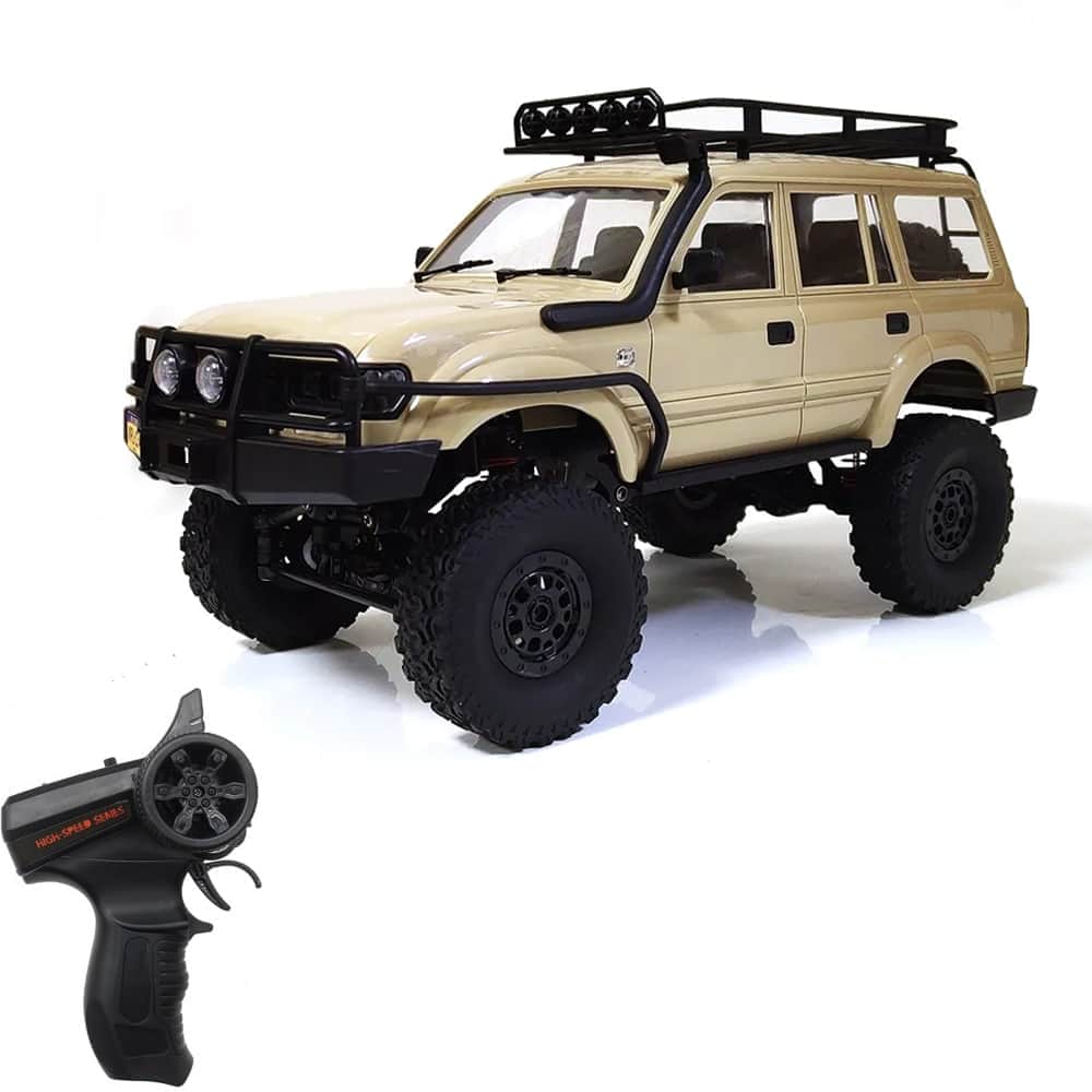 картинка Радиоуправляемый краулер WPL C54-1 Land Cruiser LC80 желтый 1:16 - WPLC54-1-YELLOW 