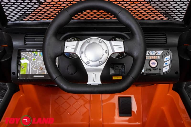 картинка Джип Jeep 12V 4х4 JC666 Оранжевый 