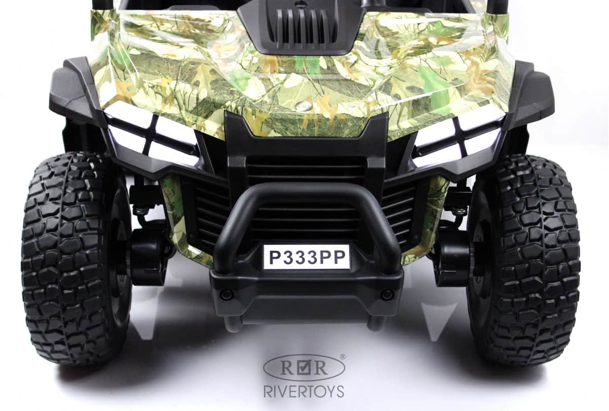 картинка Детский электромобиль P333PP (Buggy) зеленый камуфляж 