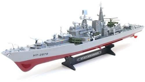 картинка Радиоуправляемый корабль Heng Tai эскадренный миноносец Smasher 1:275 2.4G - HT-2879B 