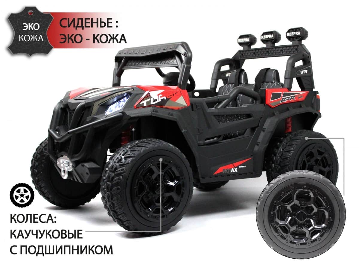 картинка Детский электромобиль C111CC красный 