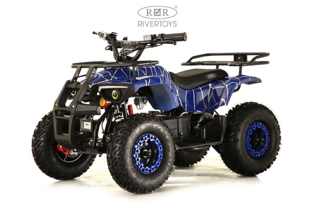 картинка Детский электроквадроцикл TIKI LUX синий Spider 