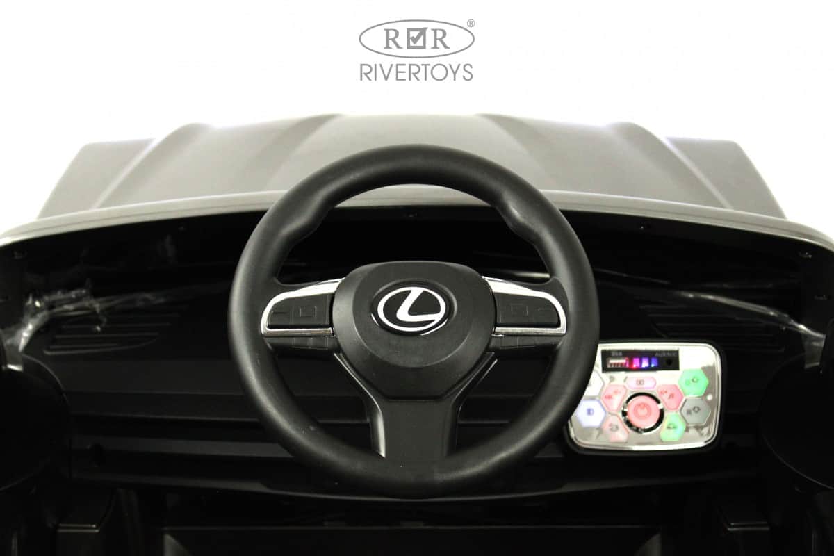 картинка Детский электромобиль Lexus 570 (E555EE) серый глянец 
