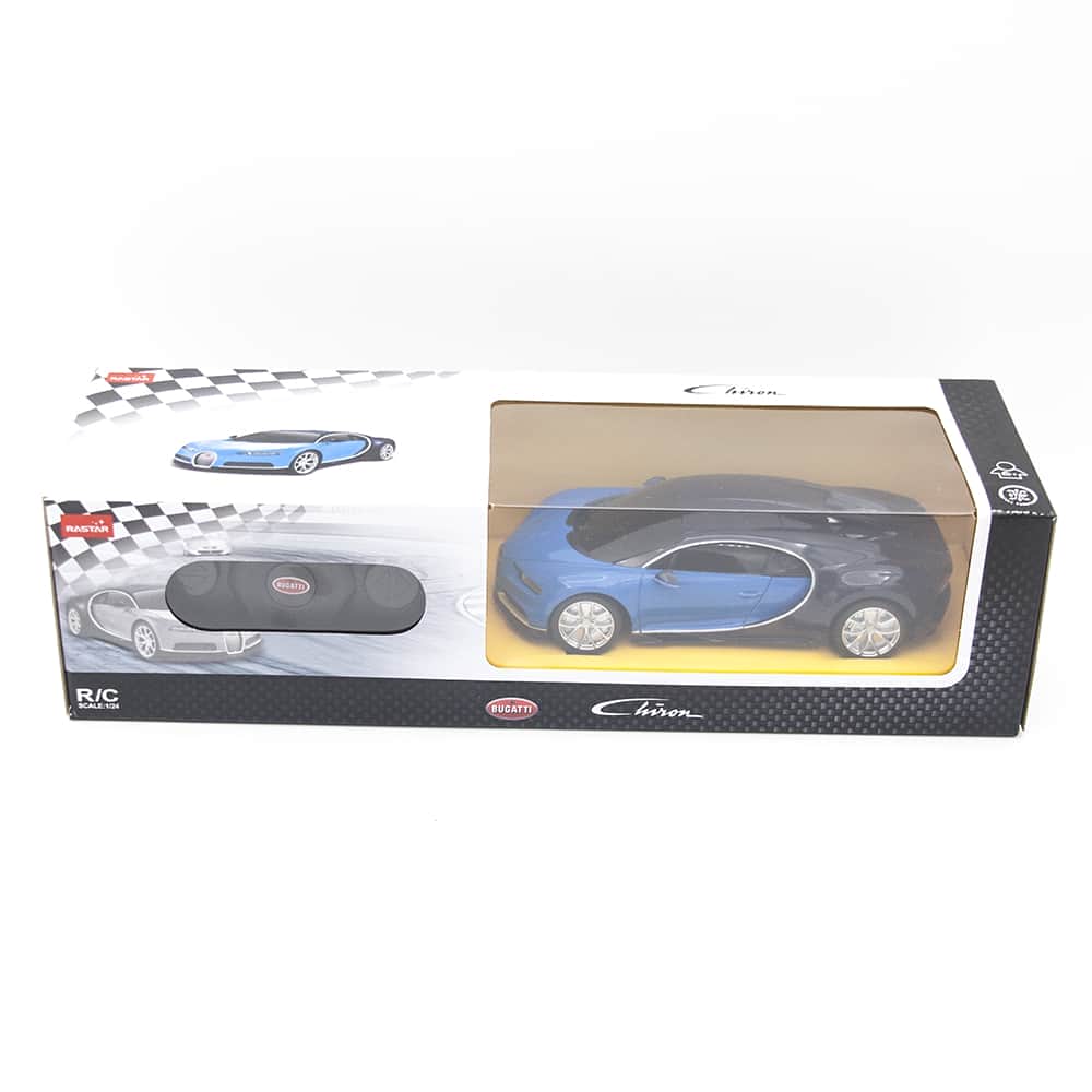 картинка Радиоуправляемая машина Rastar Veyron Chiron Blue 1:24 - RAS-76100 
