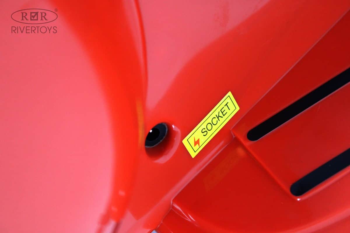 картинка Детский электроскутер VESPA (M888MM) красный 