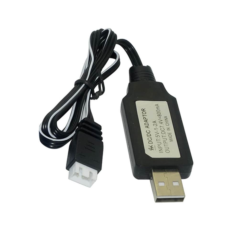 картинка Зарядное устройство USB 7.4v 800 mah разъем Li-Po - USB-74-800-LIPO 