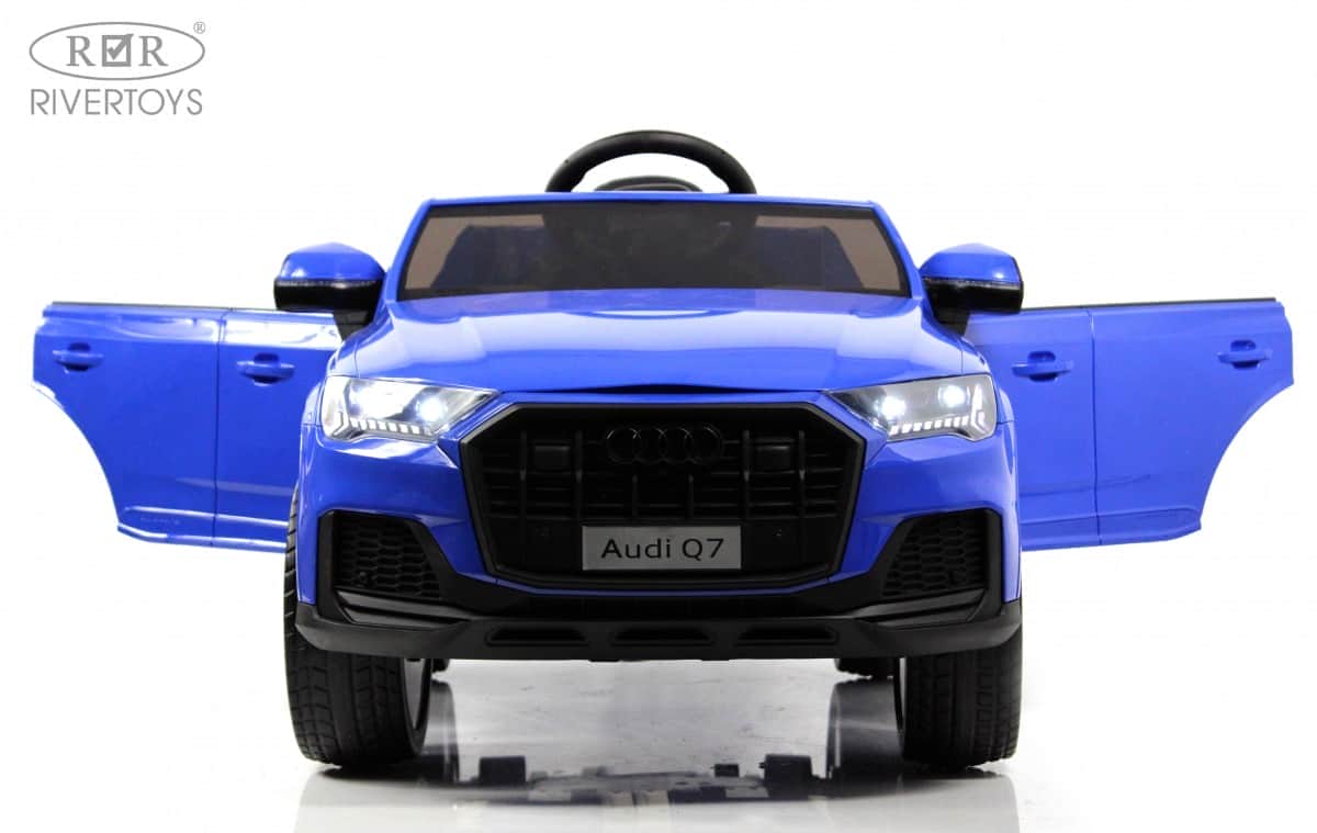 картинка Детский электромобиль AUDI Q7 (HL678) синий глянец 