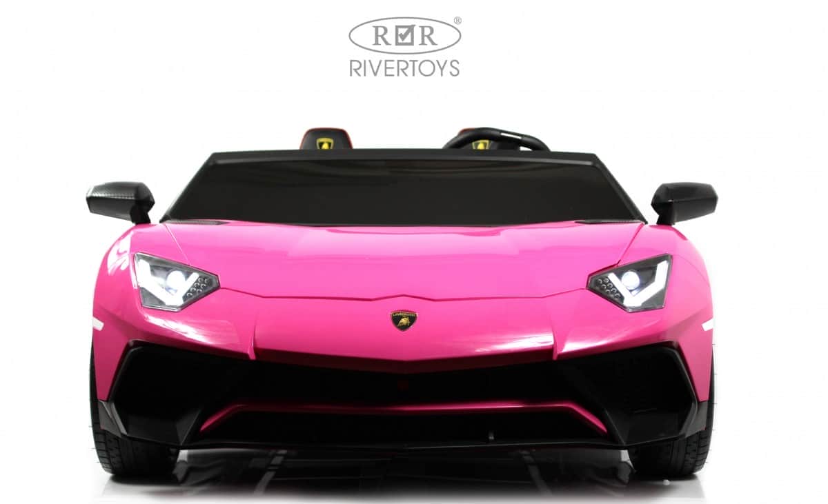 картинка Детский электромобиль Lamborghini Aventador SV (M777MM) розовый 