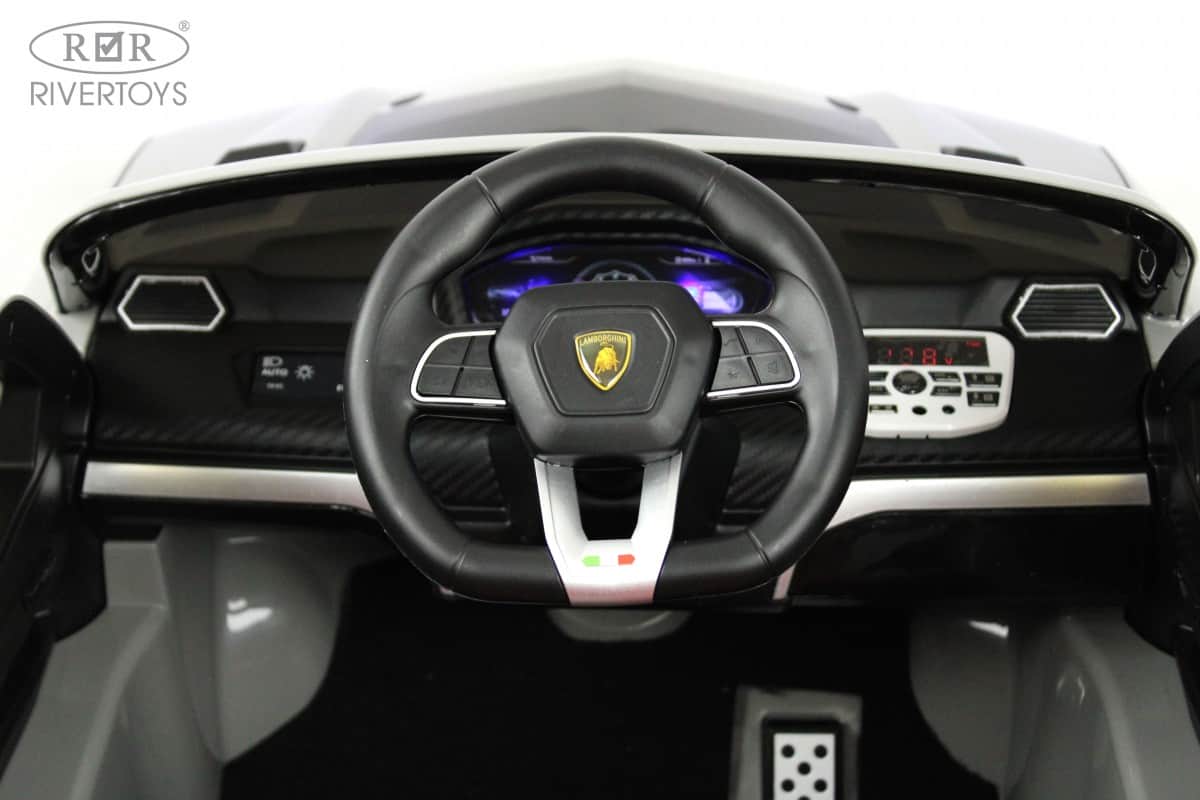 картинка Детский электромобиль Lamborghini Urus (E777EE) серый 