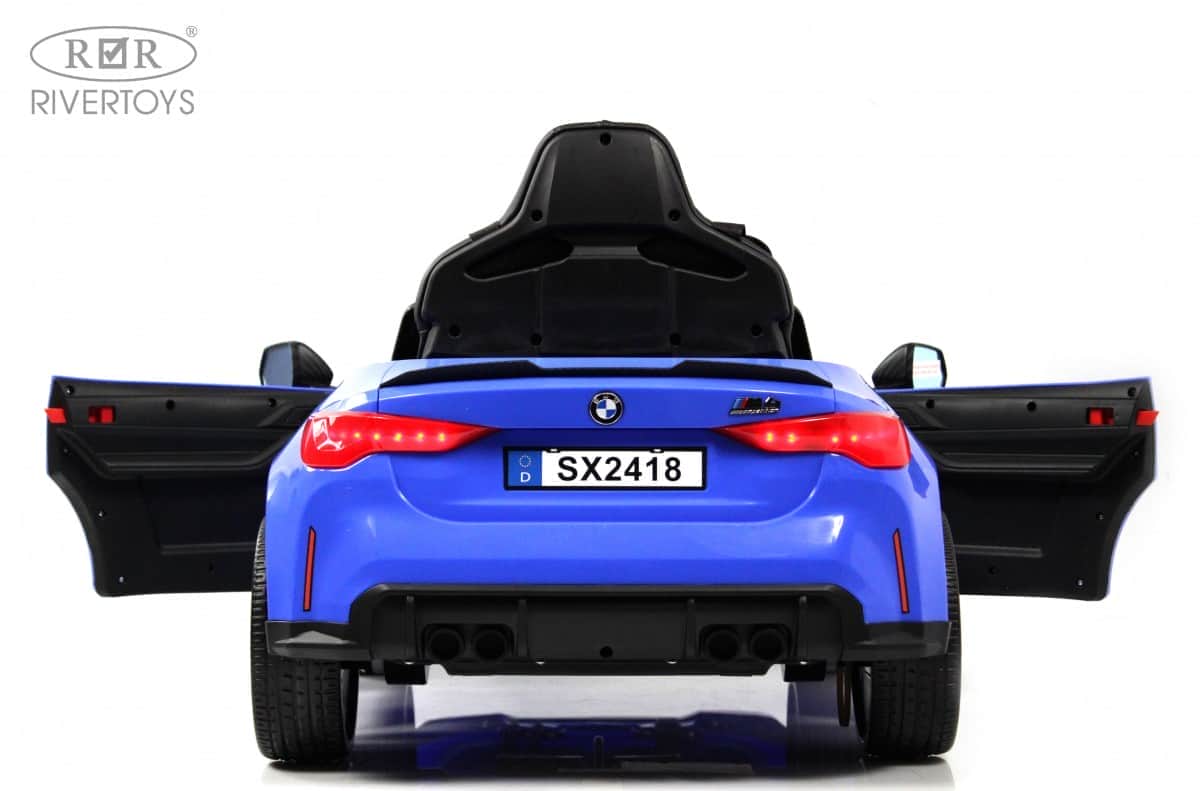 картинка Детский электромобиль BMW M4 (A004AA) синий 