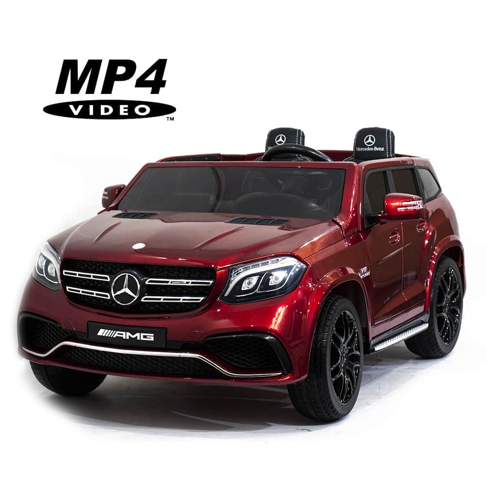 картинка Детский электромобиль Mercedes Benz GLS63 LUXURY 4WD 12V MP4 - Red - HL228-LUX-MP4 