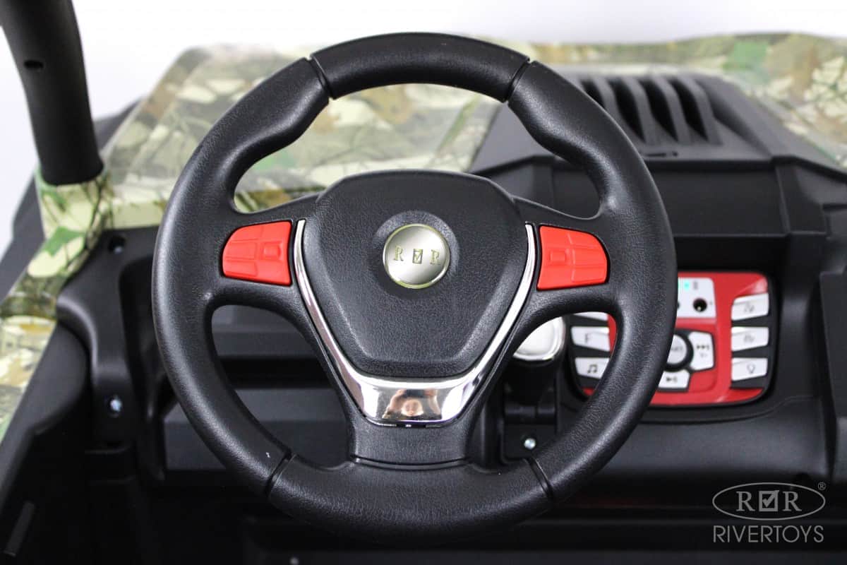 картинка Детский электромобиль P333PP (Buggy) зеленый камуфляж 