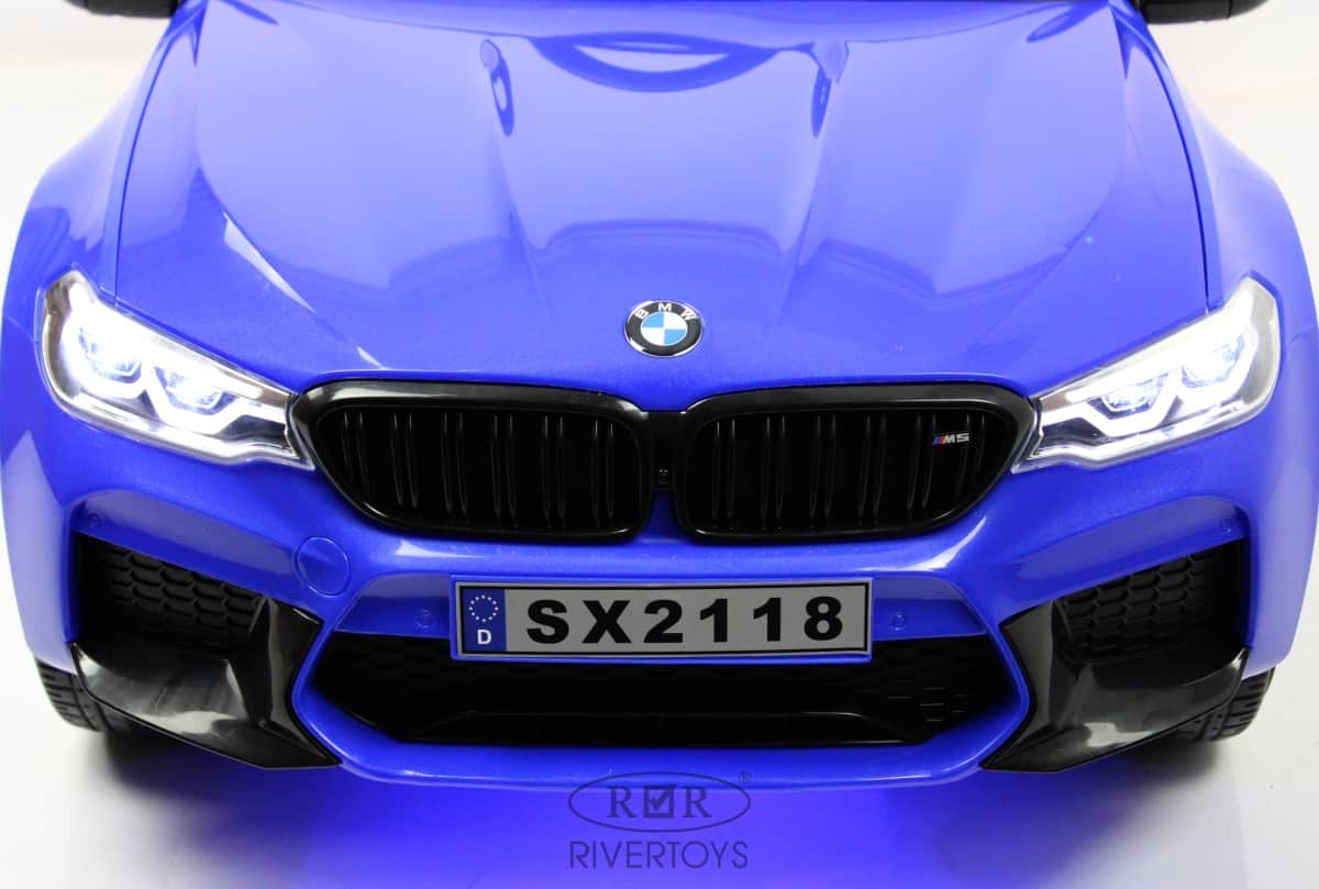 картинка Детский электромобиль BMW M5 Competition (A555MP) синий 