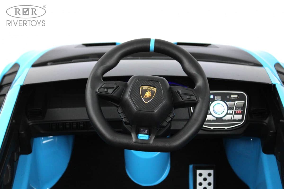 картинка Детский электромобиль Lamborghini Huracán STO (E888EE) синий 
