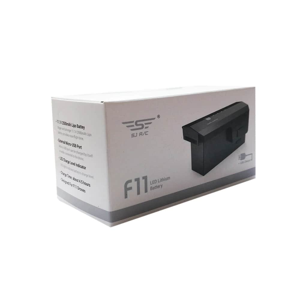 картинка Аккумулятор Li-Po 11.1v 2500mAh /27.75Wh для квадрокоптера SJRC F11 PRO 4K - SJ-F11-01 