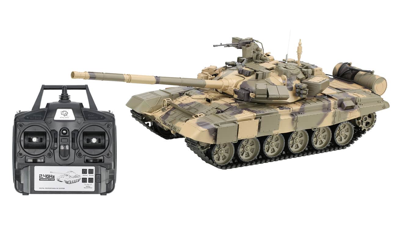 картинка Радиоуправляемый танк Heng Long Т-90 V7.0 масштаб 1:16 RTR 2.4G - 3938-1 V7.0 