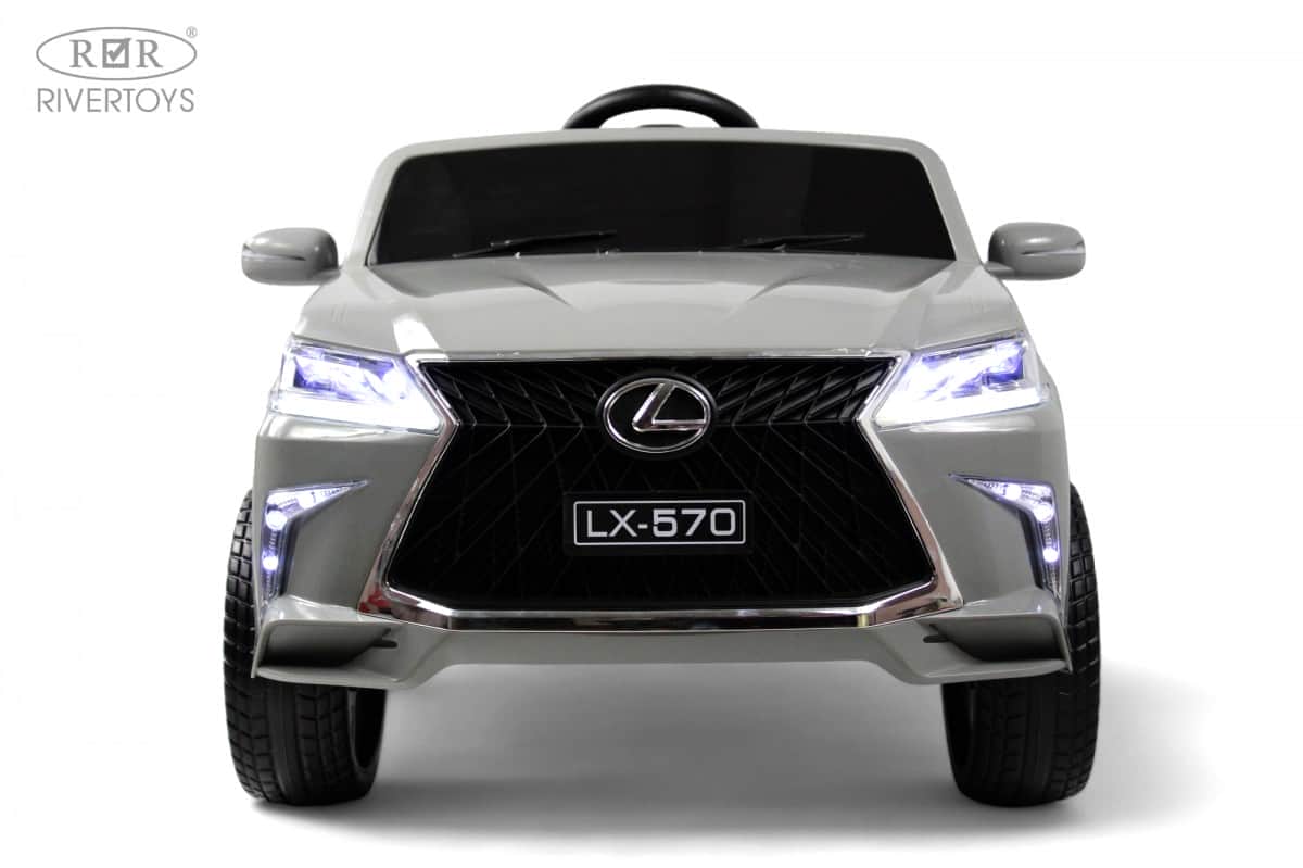 картинка Детский электромобиль Lexus 570 (E555EE) серый 