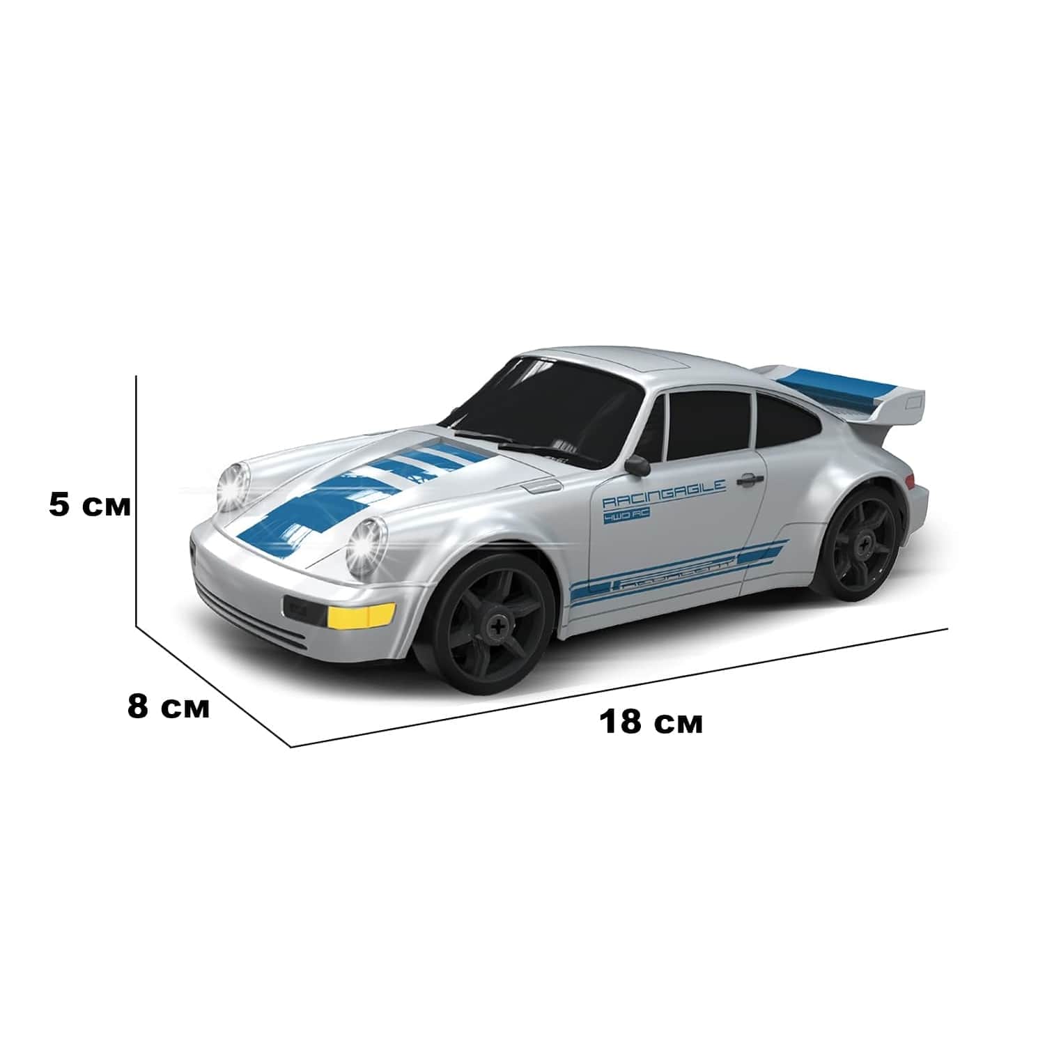 картинка Радиоуправляемая машина для дрифта Porsche 911 GT RS 4WD 1:24 - 757-4WD33A 