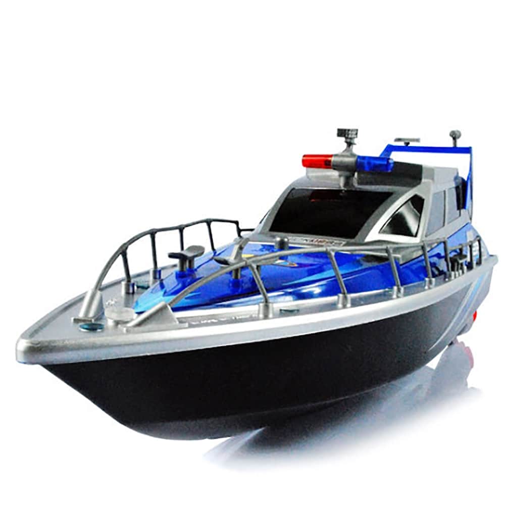 картинка Радиоуправляемый полицейский катер 1:20 2.4G - HT-2875B-BLUE 