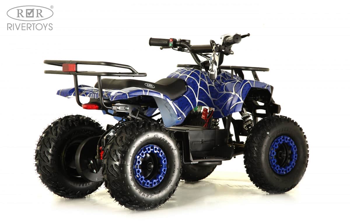 картинка Детский электроквадроцикл TIKI LUX синий Spider 
