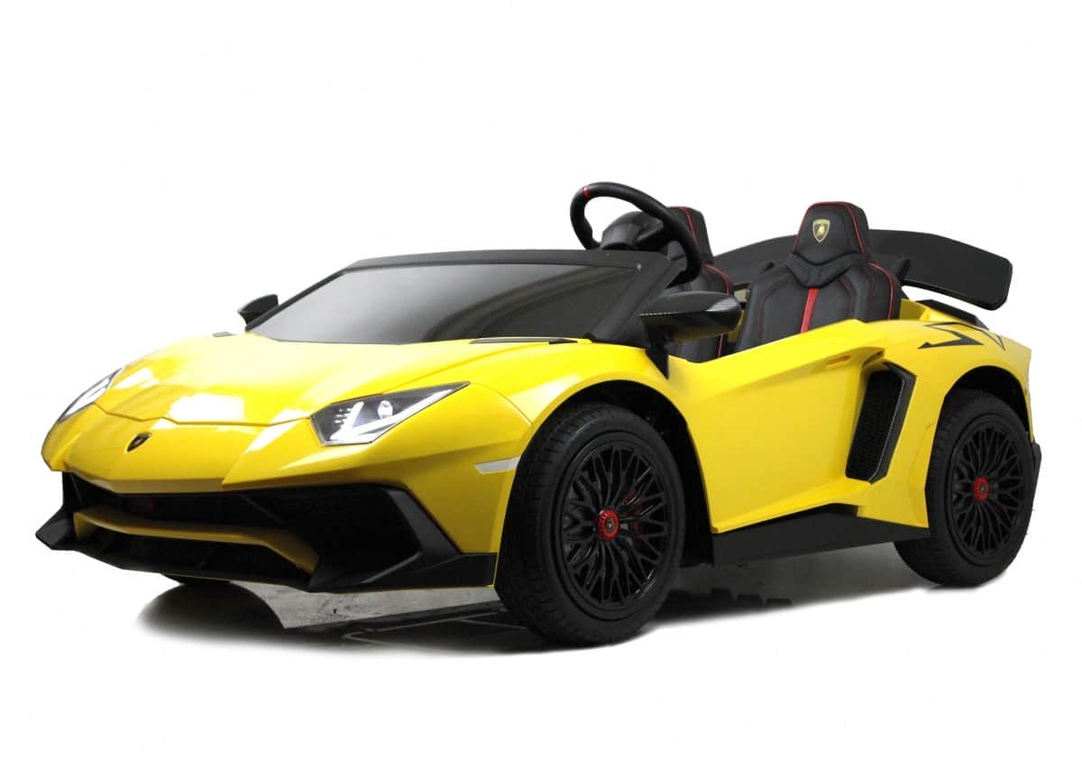 картинка Детский электромобиль Lamborghini Aventador SV (M777MM) желтый 