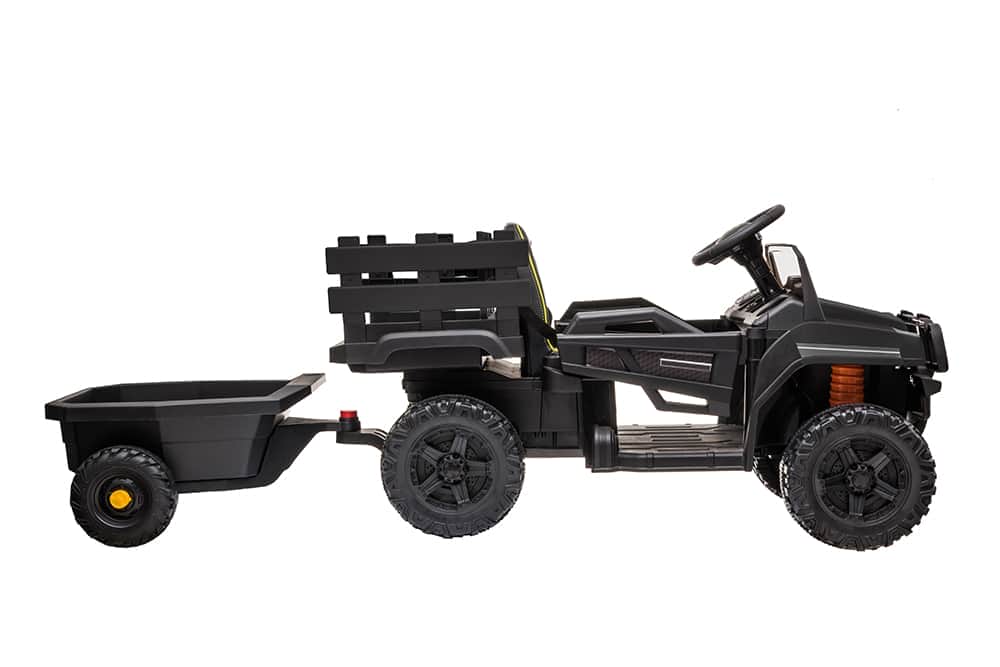картинка Детский электромобиль Bettyma квадроцикл с прицепом 2WD 12V - BDM0926-BLACK 